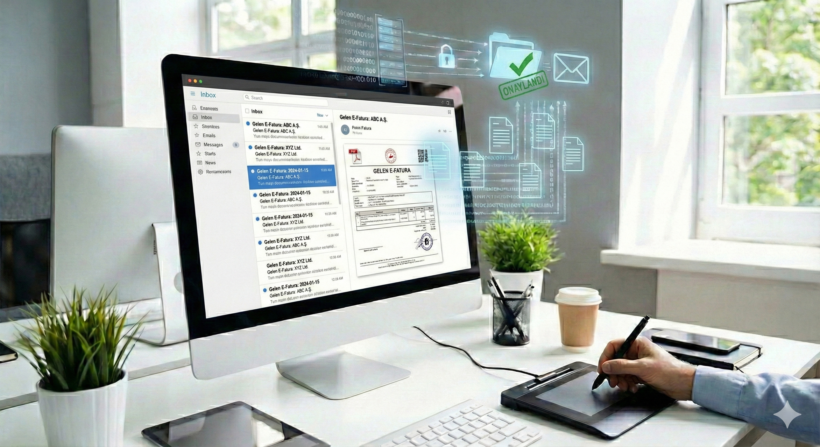 Gelen E-Fatura Yönetimi